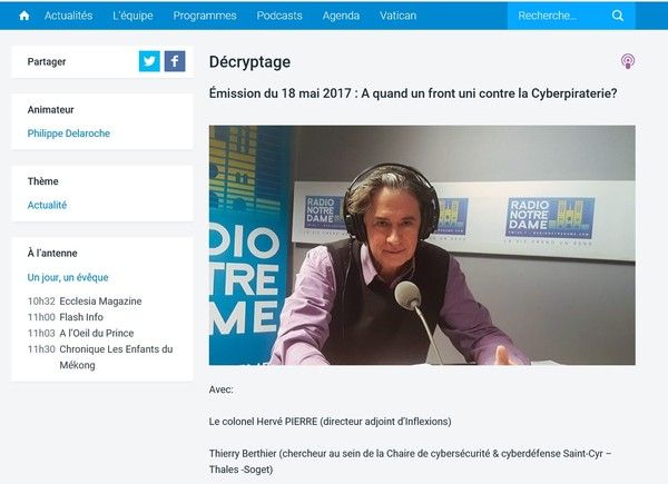 Interview Décryptage – Radio Notre Dame 