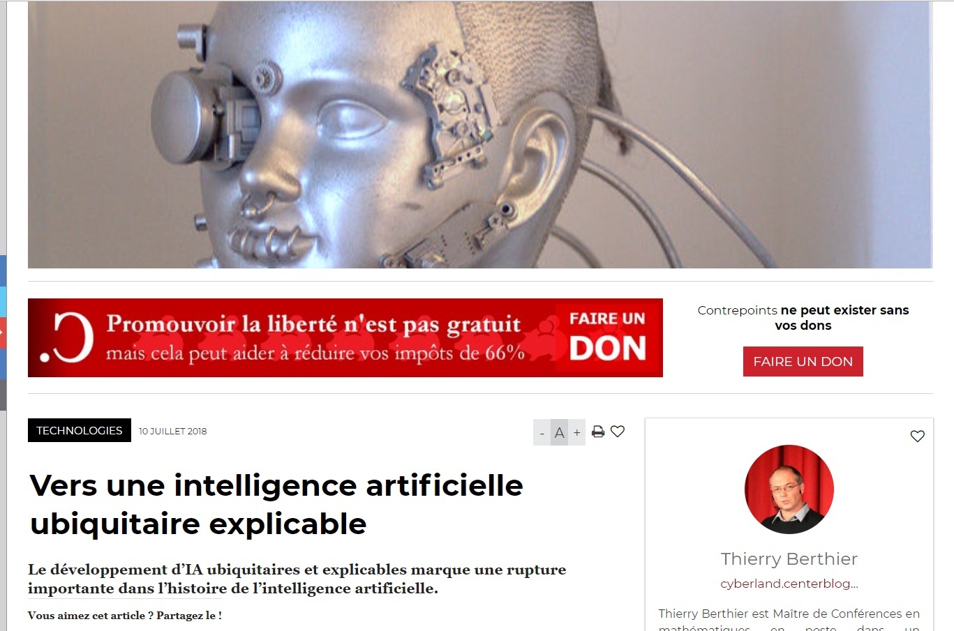 Intelligence Artificielle Ubiquitaire Explicable